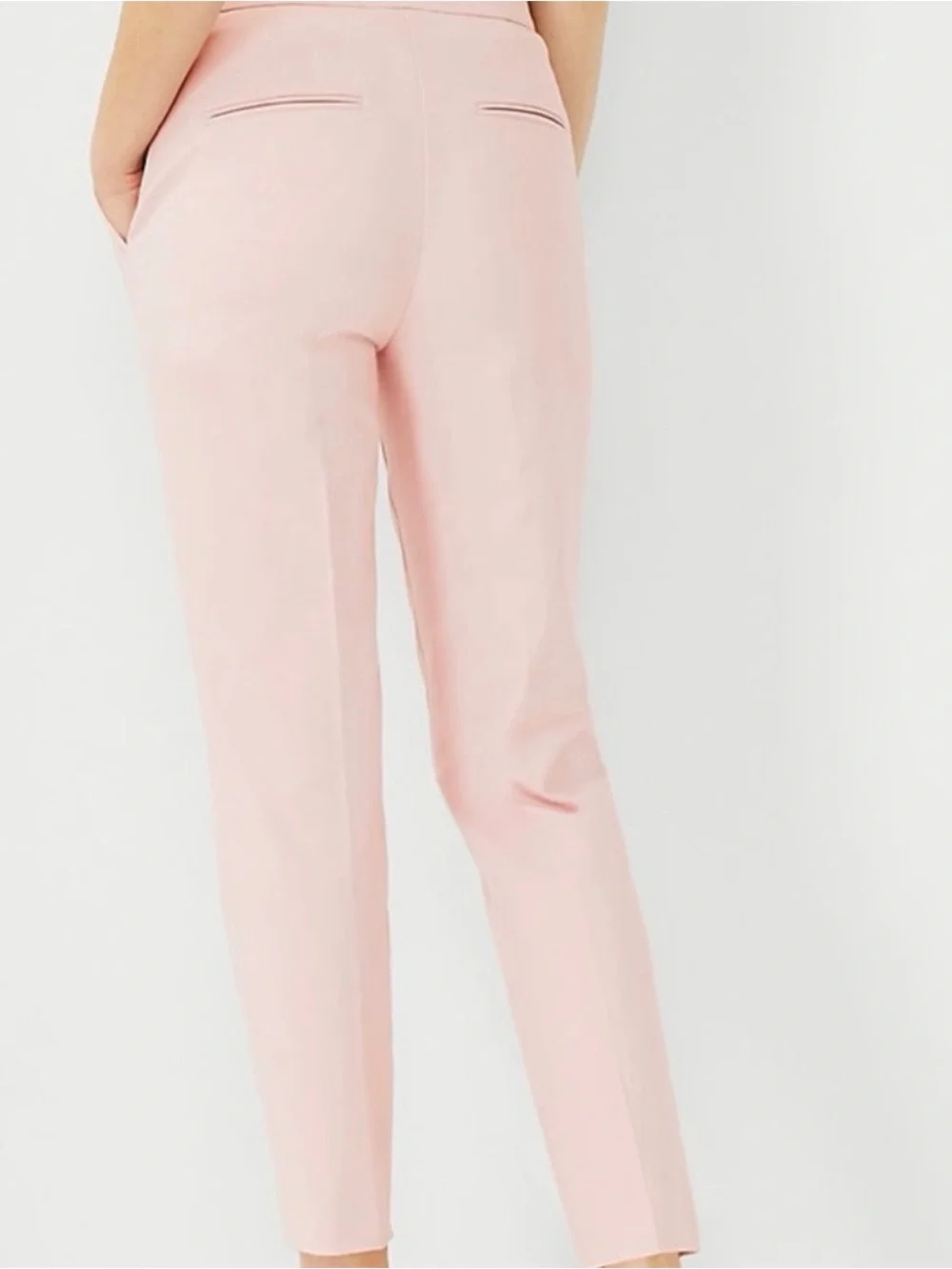 $5 Friday Ann Taylor Factory Blush Straight-Leg Pants - Picture 3 of 8